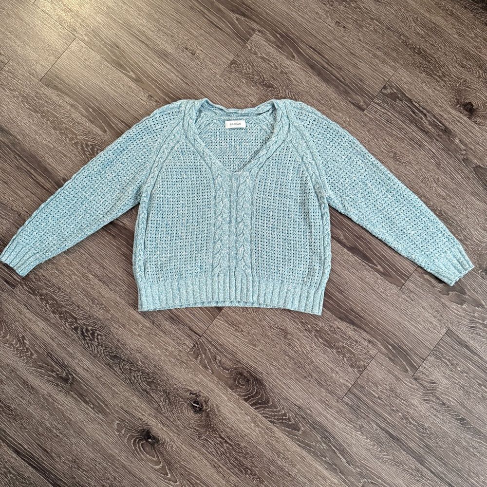 Naadam Cotton V Neck Sweater